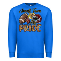 True Royal small town big pride maroon yellow Premium Sweatshirt - MaliasSmallBusiness