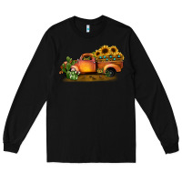 Black sunflower truck Long Sleeve Tee - JahusDesignShop