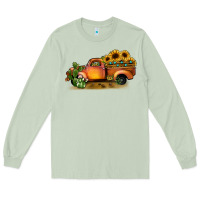 Matcha sunflower truck Long Sleeve Tee - JahusDesignShop