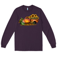 Plum sunflower truck Long Sleeve Tee - JahusDesignShop