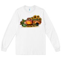 White sunflower truck Long Sleeve Tee - JahusDesignShop