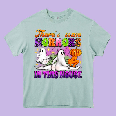 Theres Some Horrors In This House Heavy Core Tee Designed By Artiststas