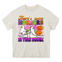 Cream theres some horrors in this house Heavy Core Tee - Artiststas