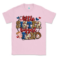 Bubblegum Pink little sister biggest fan baseball Classic Tee - Jasminsmagicworld