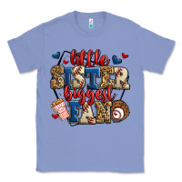 Colony Blue little sister biggest fan baseball Classic Tee - Jasminsmagicworld