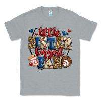 Heather Grey little sister biggest fan baseball Classic Tee - Jasminsmagicworld