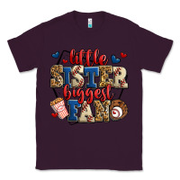 Plum little sister biggest fan baseball Classic Tee - Jasminsmagicworld