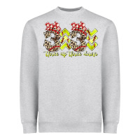 Heather Grey three up theree down softball Heavyweight Sweatshirt - RacoonDesign