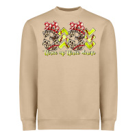 Mushroom three up theree down softball Heavyweight Sweatshirt - RacoonDesign