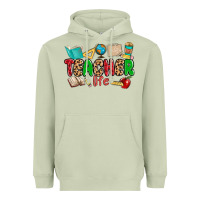 Matcha teacher life Heavyweight Hoodie - MaliasSmallBusiness