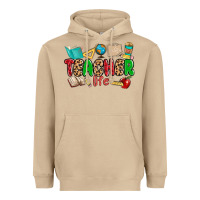 Mushroom teacher life Heavyweight Hoodie - MaliasSmallBusiness