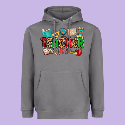 Teacher Life Heavyweight Hoodie Designed By Maliassmallbusiness