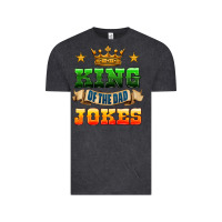 Vintage Black king of the jokes Vintage Tee - HRA Design Shop