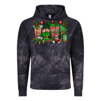 Cloud Black christmas tractor coffee cups Vintage Hoodie - texasbilliewilder