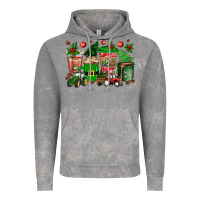 Cloud Rock christmas tractor coffee cups Vintage Hoodie - texasbilliewilder