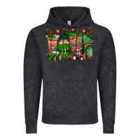 Vintage Black christmas tractor coffee cups Vintage Hoodie - texasbilliewilder