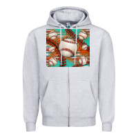 Heather Grey baseball turquoise serape glitter tumbler Zipper Hoodie - Jasminsmagicworld