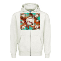 Oatmeal Heather baseball turquoise serape glitter tumbler Zipper Hoodie - Jasminsmagicworld