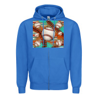 True Royal baseball turquoise serape glitter tumbler Zipper Hoodie - Jasminsmagicworld