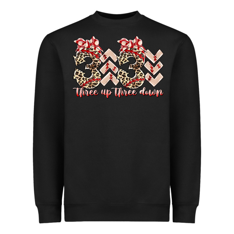 Three Up Theree Down Heavyweight Sweatshirt by RacoonDesign | Teevron
