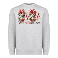 Heather Grey three up theree down Heavyweight Sweatshirt - RacoonDesign