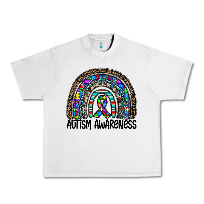 Autism Awareness Urban Heavy Tee by CowhideDigitalArt | Teevron
