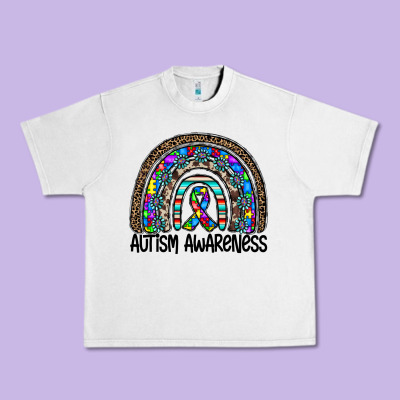 Autism Awareness Urban Heavy Tee Designed By Cowhidedigitalart