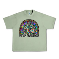 Oil Green autism awareness Urban Heavy Tee - CowhideDigitalArt