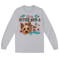 Moon Dust life is better with a yorkie Long Sleeve Tee - Jasminsmagicworld