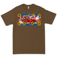 Cacao 4th of july truck cow license plate Premium Tee - BarkalooDesign