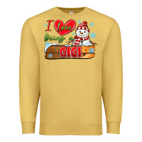 Antique Gold i love being a gigi Premium Sweatshirt - MaliasSmallBusiness