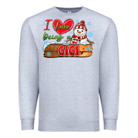 Heather Grey i love being a gigi Premium Sweatshirt - MaliasSmallBusiness