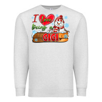 Oatmeal Heather i love being a gigi Premium Sweatshirt - MaliasSmallBusiness