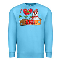 Ocean Blue i love being a gigi Premium Sweatshirt - MaliasSmallBusiness