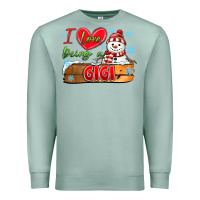 Seafoam i love being a gigi Premium Sweatshirt - MaliasSmallBusiness