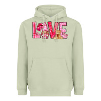 Matcha love with gnome Heavyweight Hoodie - NancyCooperArtShop