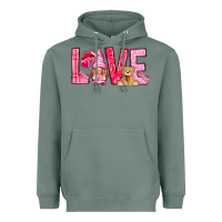 Sage love with gnome Heavyweight Hoodie - NancyCooperArtShop