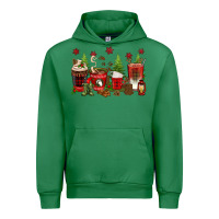 Emerald Christmas coffee cups Urban Hoodie - texasbilliewilder