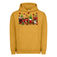 Pigment Peanut Butter Christmas coffee cups Urban Hoodie - texasbilliewilder