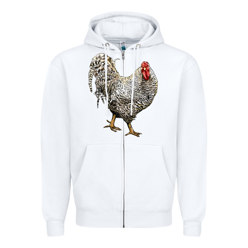 Dominique Rooster Zipper Hoodie by LillyAllenDesigns | Teevron