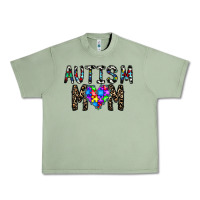 Oil Green autism mom Urban Heavy Tee - CowhideDigitalArt