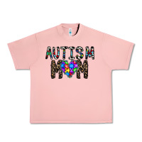 Salmon autism mom Urban Heavy Tee - CowhideDigitalArt