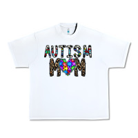 White autism mom Urban Heavy Tee - CowhideDigitalArt