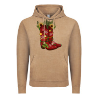 Vintage Coffee Christmas boots Vintage Hoodie - JahusDesignShop