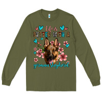 Army Green life is better with a german shepherd Long Sleeve Tee - Jasminsmagicworld