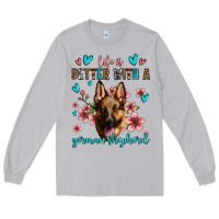 Moon Dust life is better with a german shepherd Long Sleeve Tee - Jasminsmagicworld