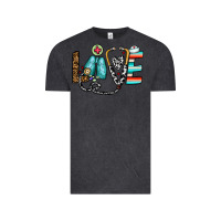 Vintage Black love nurse Vintage Tee - CowhideDigitalArt