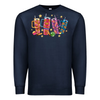 Navy mexican christmas Premium Sweatshirt - MaliasSmallBusiness
