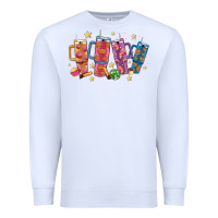 White mexican christmas Premium Sweatshirt - MaliasSmallBusiness