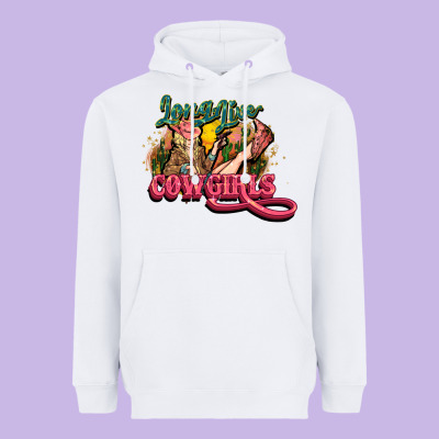 Long Live Cowgirls Heavyweight Hoodie Designed By Nancycooperartshop